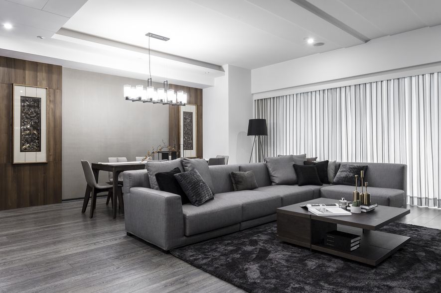 室內設計參考案例:現代時尚風格 40坪實景