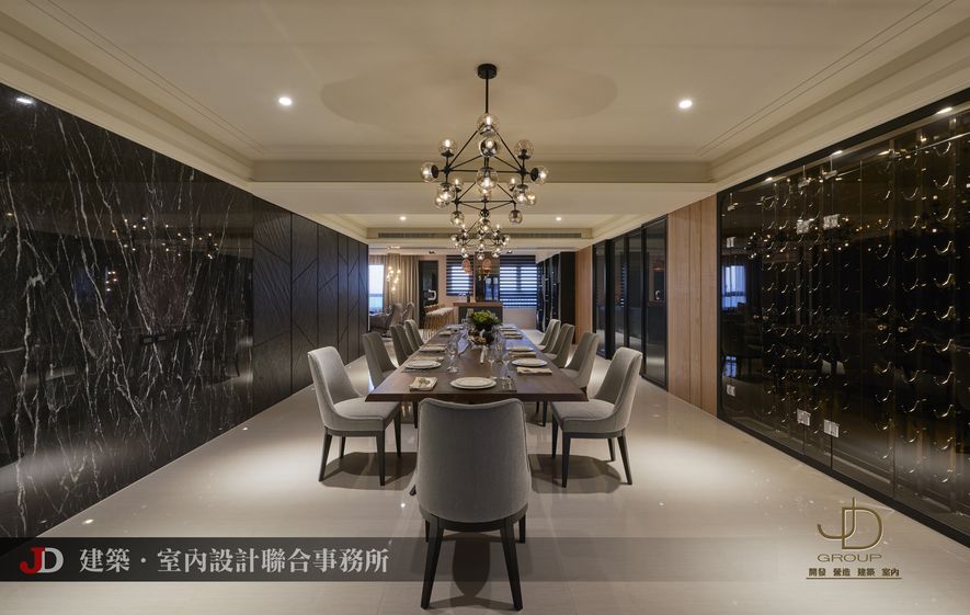 室內設計參考案例：現代時尚風格 200坪實景