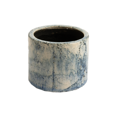 FRACTURE Ø30CM 花器 汽油藍